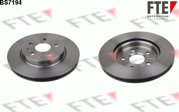 FTE BS7194 - Brake Disc autospares.lv