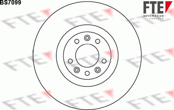 FTE 9071251 - Brake Disc autospares.lv