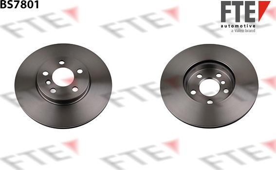 FTE BS7801 - Brake Disc autospares.lv