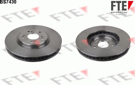 FTE 9071263 - Brake Disc autospares.lv