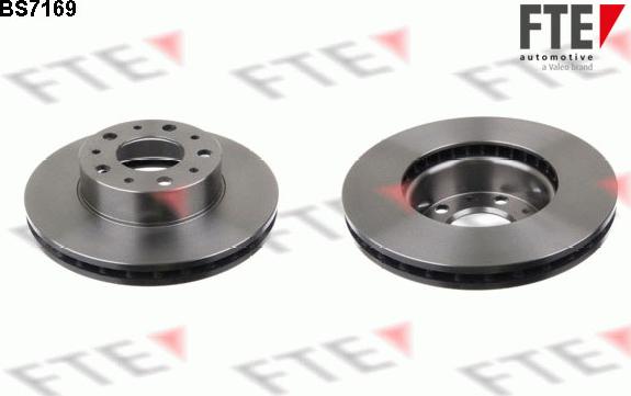 FTE BS7169 - Brake Disc autospares.lv