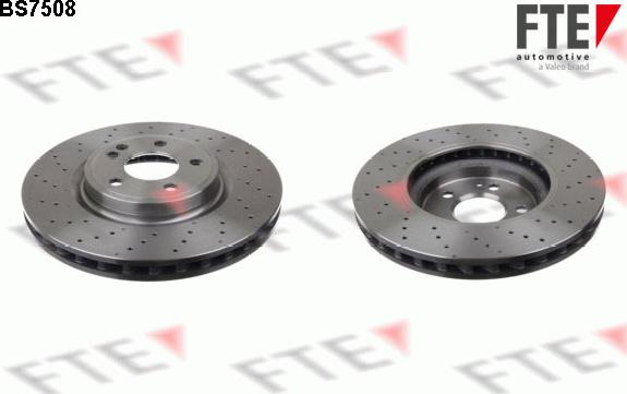 FTE BS7508 - Brake Disc autospares.lv