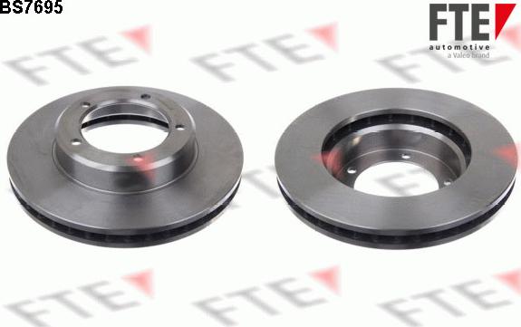 FTE BS7695 - Brake Disc autospares.lv