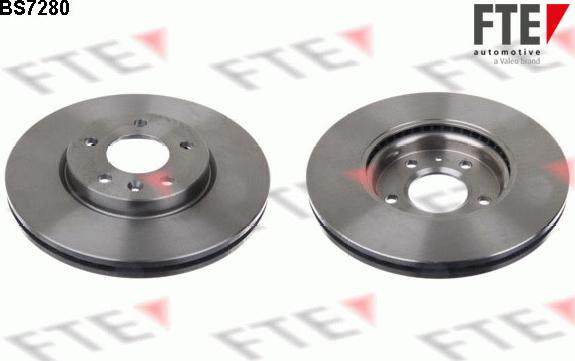 FTE 9071212 - Brake Disc autospares.lv