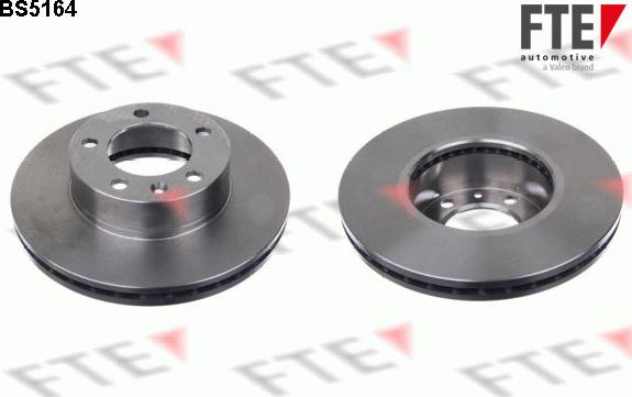 FTE BS5164 - Brake Disc autospares.lv