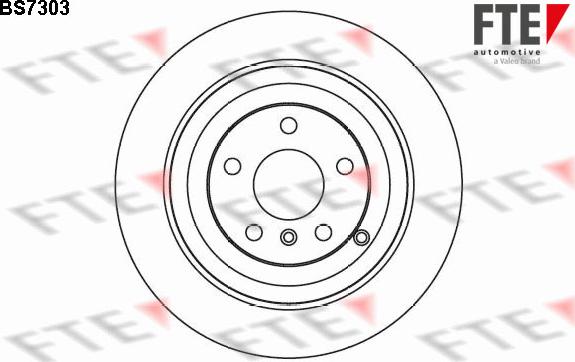 FTE 9071224 - Brake Disc autospares.lv