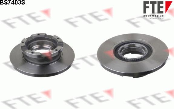 FTE BS7403S - Brake Disc autospares.lv