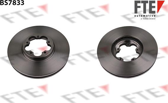 FTE BS7833 - Brake Disc autospares.lv