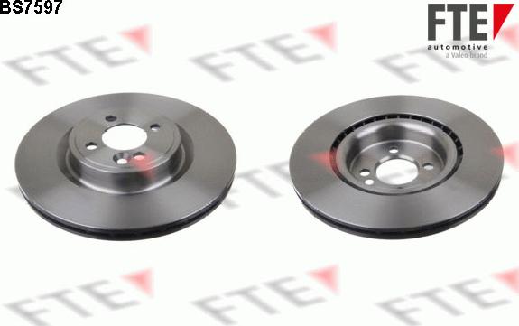 FTE BS7597 - Brake Disc autospares.lv