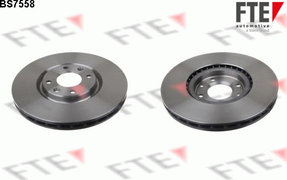 FTE BS7558 - Brake Disc autospares.lv