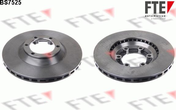 FTE BS7525 - Brake Disc autospares.lv