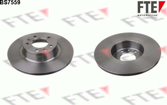 FTE BS7559 - Brake Disc autospares.lv