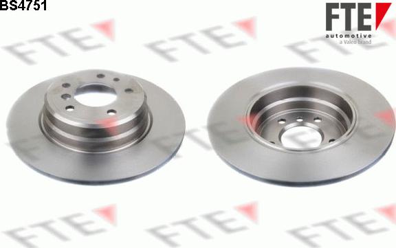 FTE BS4751 - Brake Disc autospares.lv