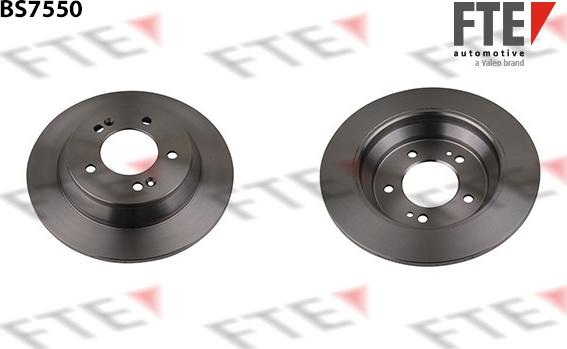 FTE 9072416 - Brake Disc autospares.lv