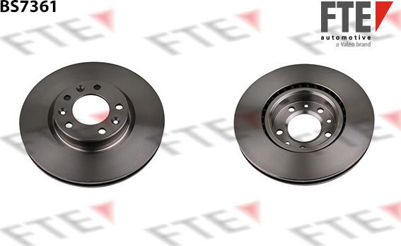 FTE 9072438 - Brake Disc autospares.lv