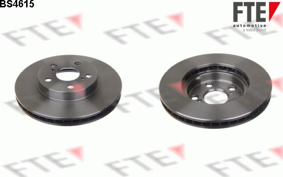 FTE BS4615 - Brake Disc autospares.lv