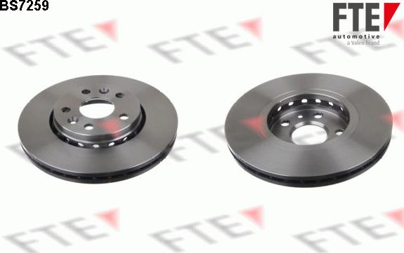 FTE 9072590 - Brake Disc autospares.lv