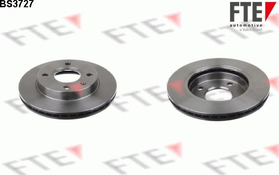 FTE BS3727 - Brake Disc autospares.lv