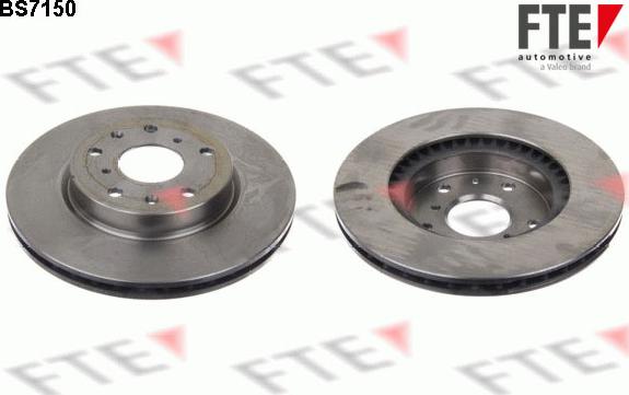 FTE BS7150 - Brake Disc autospares.lv