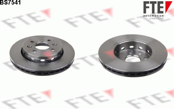 FTE 9072500 - Brake Disc autospares.lv