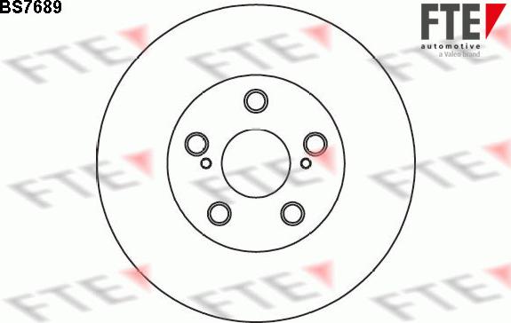 FTE 9072515 - Brake Disc autospares.lv