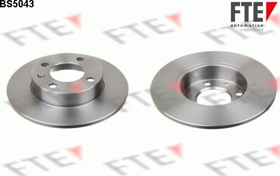 FTE BS5043 - Brake Disc autospares.lv