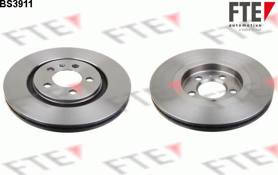 FTE BS3911 - Brake Disc autospares.lv