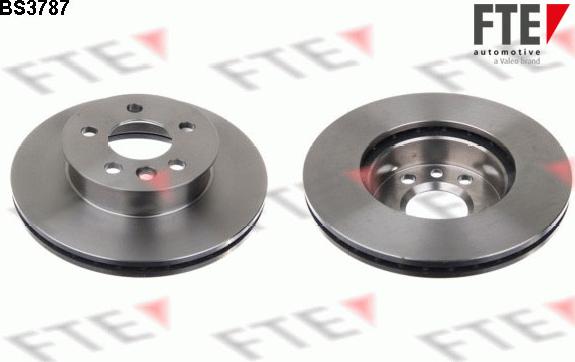 FTE BS3787 - Brake Disc autospares.lv