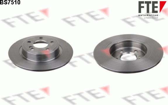 FTE BS7510 - Brake Disc autospares.lv