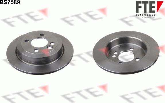 FTE BS7589 - Brake Disc autospares.lv