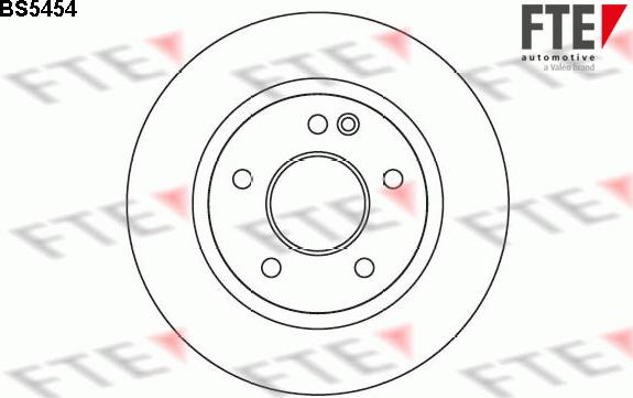 FTE 9072579 - Brake Disc autospares.lv