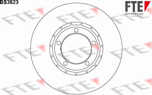 FTE 9072649 - Brake Disc autospares.lv