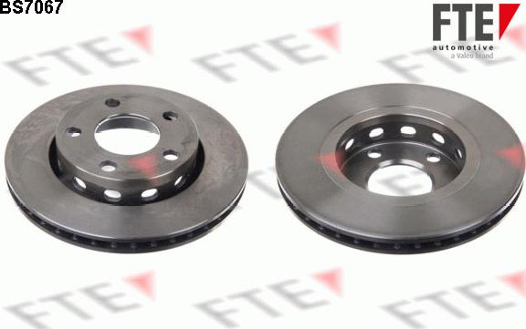 FTE BS7067 - Brake Disc autospares.lv