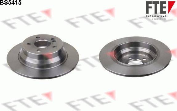 FTE BS5415 - Brake Disc autospares.lv