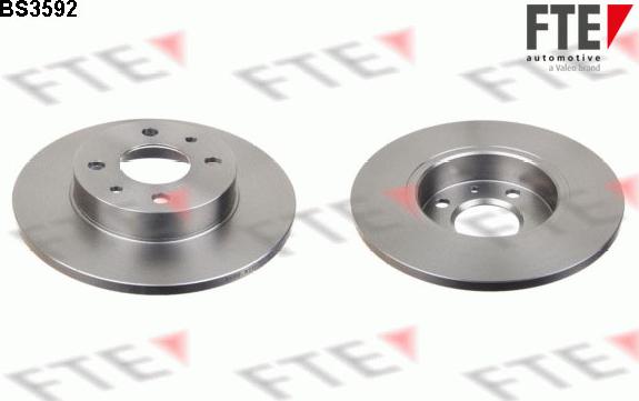 FTE 9072062 - Brake Disc autospares.lv