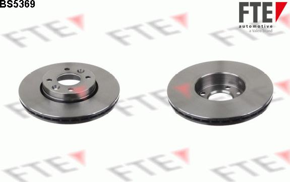 FTE BS5369 - Brake Disc autospares.lv