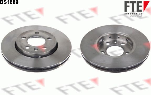 FTE 9072014 - Brake Disc autospares.lv