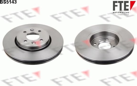 FTE 9072012 - Brake Disc autospares.lv