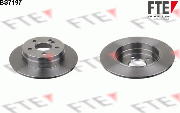 FTE BS7197 - Brake Disc autospares.lv