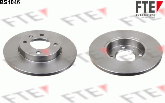 FTE BS1046 - Brake Disc autospares.lv