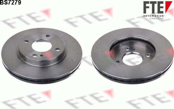 FTE BS7279 - Brake Disc autospares.lv