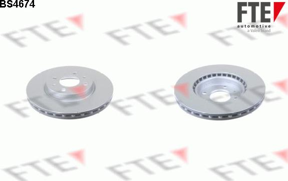 FTE BS4674 - Brake Disc autospares.lv