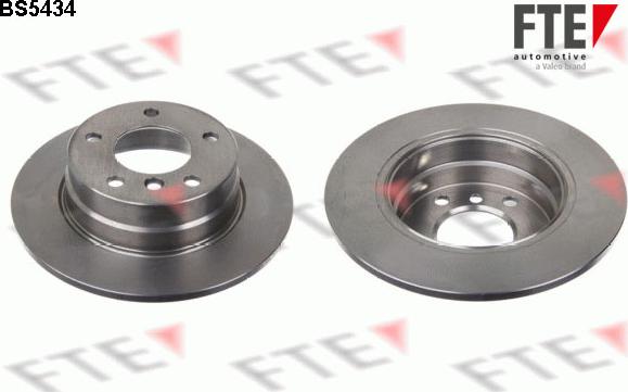 FTE BS5434 - Brake Disc autospares.lv