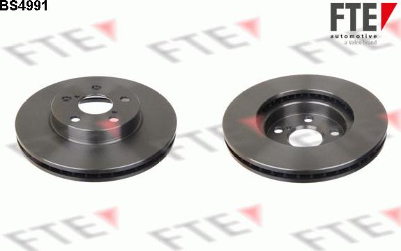 FTE BS4991 - Brake Disc autospares.lv