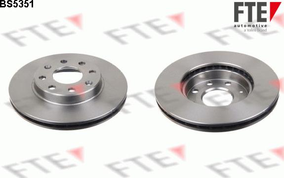 FTE BS5351 - Brake Disc autospares.lv