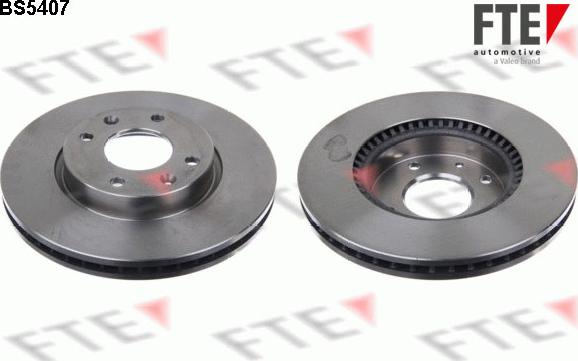 FTE BS5407 - Brake Disc autospares.lv