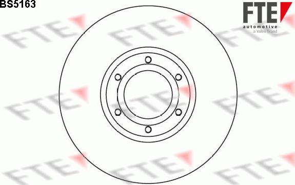 FTE 9072159 - Brake Disc autospares.lv