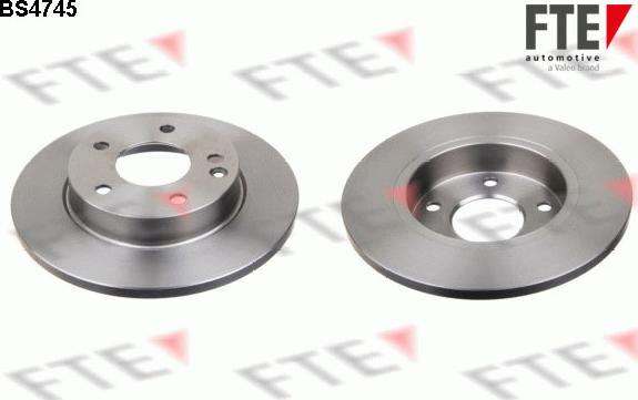 FTE BS4745 - Brake Disc autospares.lv