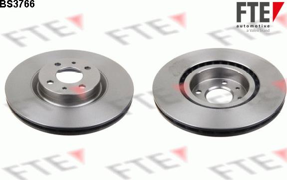 FTE BS3766 - Brake Disc autospares.lv