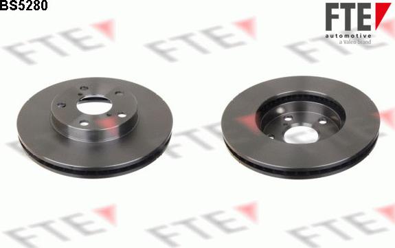 FTE 9072185 - Brake Disc autospares.lv